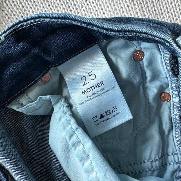 MOTHER - High Waisted Looker Denim Frayed skinny jeans | 25 - Picture 7 of 9